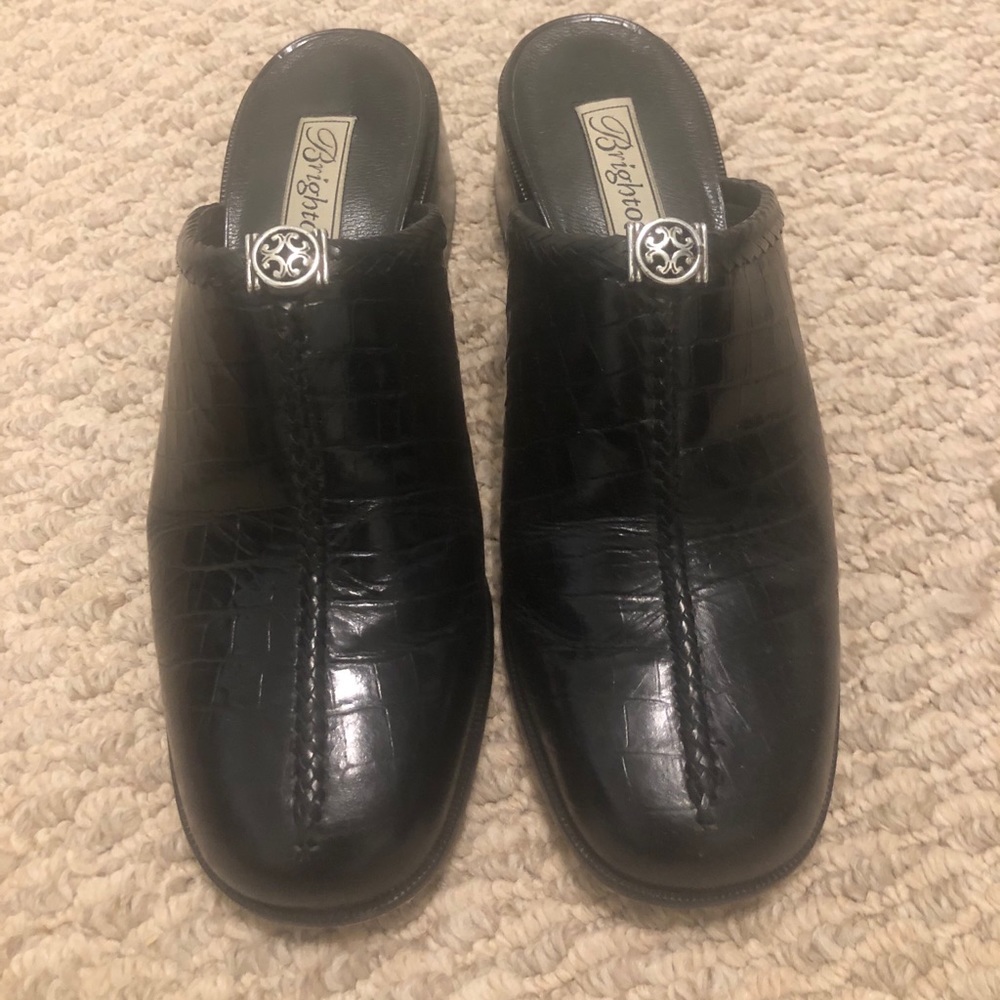 Brighton Faith Black Mule - 8.5